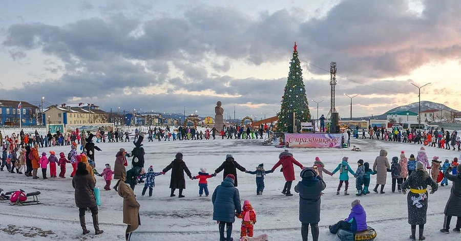 Новогодние праздники и зимние каникулы на Сахалине
